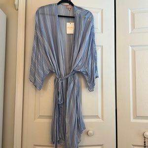 Show Me Your Mumu Blue Striped Robe